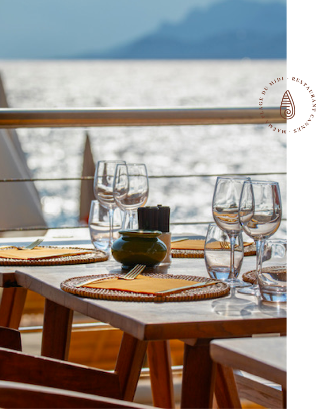 Le Restaurant - Maëma Plage du Midi - Restaurant Cannes - top restaurant CANNES